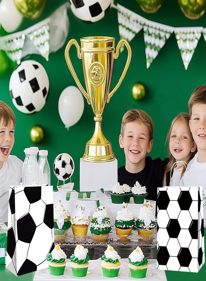 BQC 16 Pcs Soccer Gift Bags with Handles Soccer Party Decorations - Image 4